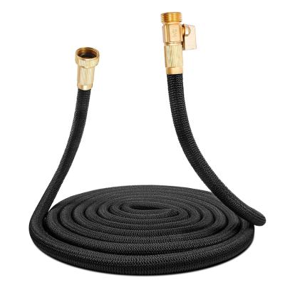 China 2022 New Design USA Standard Black Color Adjustable No Fold Easy Storage Retractable Magic Water Hose for sale