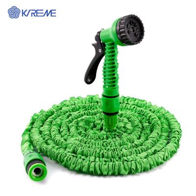 China Expandable Adjustable Garden Hose, Double Latex Core, Heavy Duty Flexible Magic Hose With 7-Pattern Spray Nozzle 25FT/50FT/75FT/100FT for sale