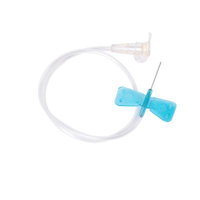 China Medical Disposable Sterile SUS 304 21G Luer Slip Scalp Vein Infusion Sets Two Wing Butterfly Needle for sale