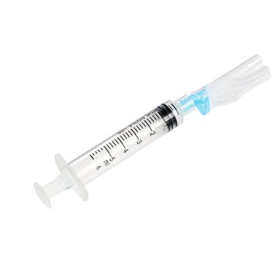 China SUS 304 BERPU Manufacturer Sterile Hypodermic Safety Syringe 1ml 3ml 5ml Luer Lock Syringe With Safety Needle For Injection for sale