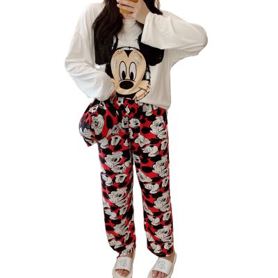 China Autumn New Soft Long Sleeve Hot Spring Sleepwear Fashion Style Casual Women's Pajamas Set Pajamas Set For Woman for sale