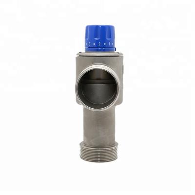 China Stainless Steel Brass Temperature Control Pressure Reducing Mixing Valve for sale