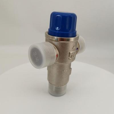 China brass valvula selectora valve thermostatic valve water heater system diverter tap water ELECTRONIC MIXING VALVE for sale