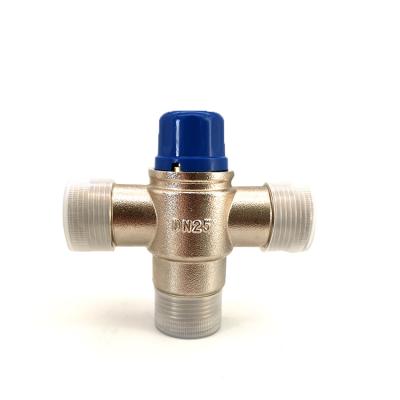 China Selectora Thermostatic Valve 34 General Brass Electric Water Diverter T-valve Fuxin Thermostatic Valve valvula valvula for hot for sale