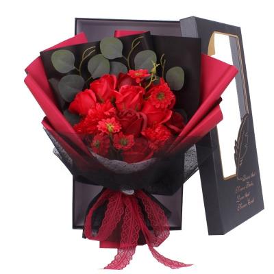 China Other Favorite Novelty Gift Artificial Rose Valentine's Day 520 Send Lover Girlfriends Christmas Gift Soap Flower for sale