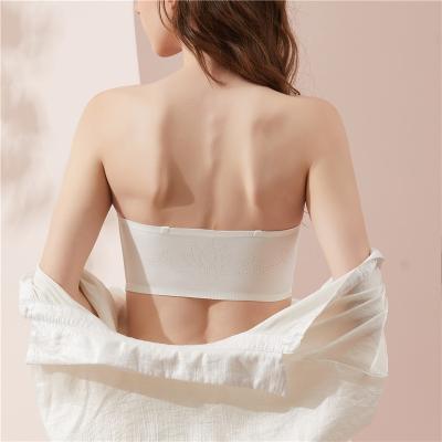 China One-piece removable invisible seamless upper breast-wrapped bra and school girls underwear for sale