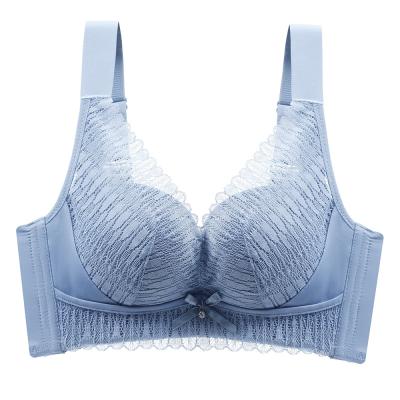 China QUICK DRY Breathable Lace Yarn Free Nipple Breast-Wrapped Bralette Thai Latex Padded Bra for sale