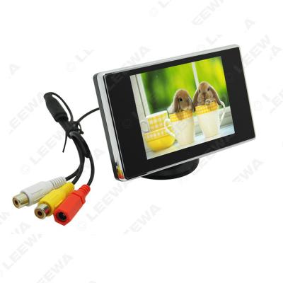 China 3.5 Inch TFT LCD Car TV Monitor Car Rearview Camera Monitor GPS Auto Parking Assist Reverse Backup Monitor Car DVD Screen for sale