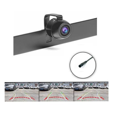 China Rear View Camera HD Rear View Camera Night Vision Waterproof Bracket Gray Card Gray Card Trajectory Dynamic Parking Line for sale