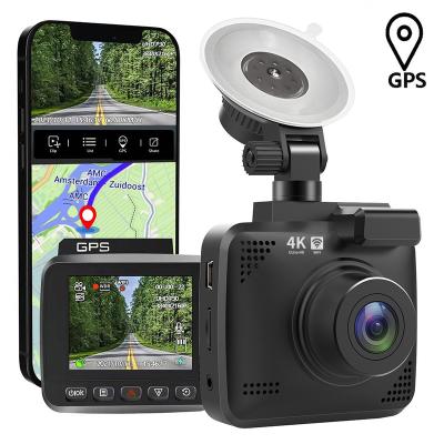 China 4K 2160P WIFI GPS Recorder Waterproof Car DVR Novatek 96675 Chip Sony IMX335 Sensor Night Vision Dash Cam Recorder for sale