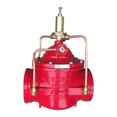 China General PN10 PN16 grooved pressure holding and relief valve for sale