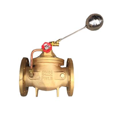 China General PN16 C954Made in China All Copper Type Remote Control Float Valve Flange Float Valve for sale