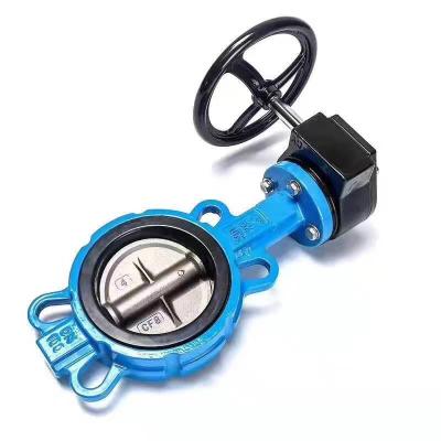 China PN10 PN16 General Chinese Supplier Turbine Wafer Butterfly Valve for sale