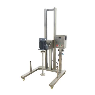 China 50L Paint Viscous Liquid High Speed ​​Kneader Detergent Pneumatic Lifting Shear Dispersing Machine for sale