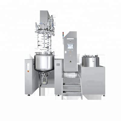 China Vacuum Mixer Machine 500L Viscous Liquid Cream Homogenizer Emulsifying Mixer for sale