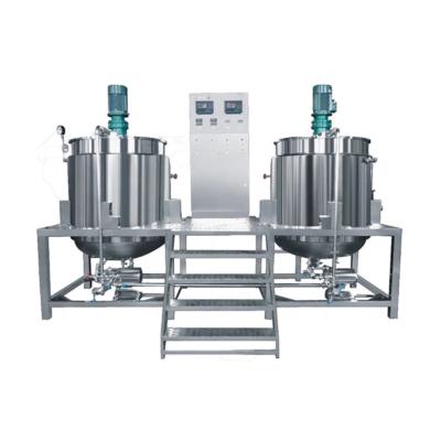 China Liquid Soap Mixer Shampoo Machine Viscous Liquid Homogenizer Homogenizer Emulsifying Detergent Tank for sale