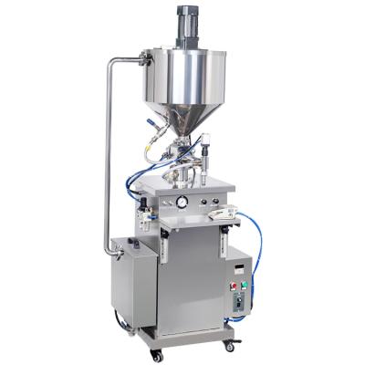 China Semi Automatic 100-1000ml Food Filling Machine For Jam Sauce Heating-keeping Filling Machine for sale