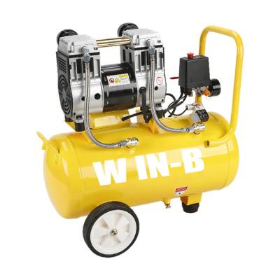 China 980W 24L Piston Air Compressor 980W 24L Quiet Piston Air Compressor Silent Oil Free High Pressure Swinging Portable Lower Noise Mobile Home Use for sale