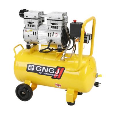 China Factory Price 220V Spray Paint Air-compressor Machine Mini Airbrush Oil Free Portable Silent Compressor for sale