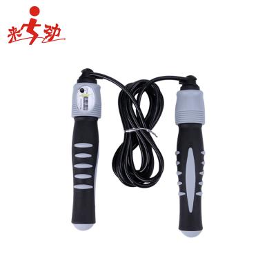 China Count Gym Fitness Equipment Plastic Chinese Eco - Friendly Digital Skipping Rope for sale