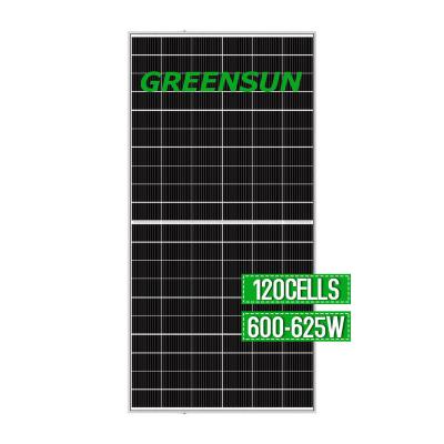 China Greesnun Solar System Panels 600W 12BB 600W 605w 610W 615w 620W 48V PV Solar Panels Price GSM 60M-600 for sale