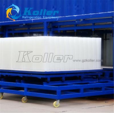 China Aluminum plate Koller 20 ton /day automatic direct chilling ice block machine for edible ice block for sale