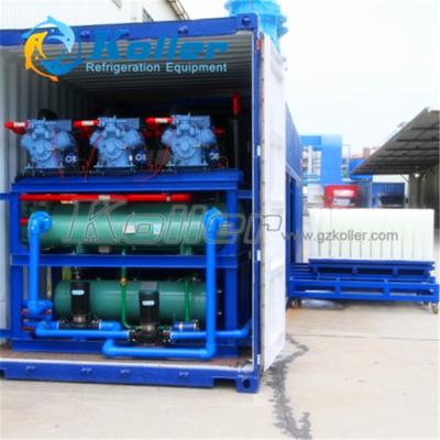 China Automatic Direct Aluminum Plate Koller Ice Block Cooling Machine for Faster Clean Ice Block Production for sale