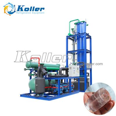 China Hotel Koller Industrial 1 Ton Ice Tube Machine TV300 to 30 Tons/Day for Ice Making for sale