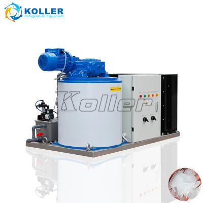 China Koller 500kg Industrial Flake Ice Machine , Flake Ice For Fishing, Ice Plant And Concrete Cooling for sale