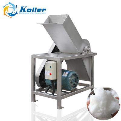 China Crush ice block ice cube and ice tube into powder or granule 304 stainless steel ice crusher for sale ice powder crusher and ice pellet crusher for sale