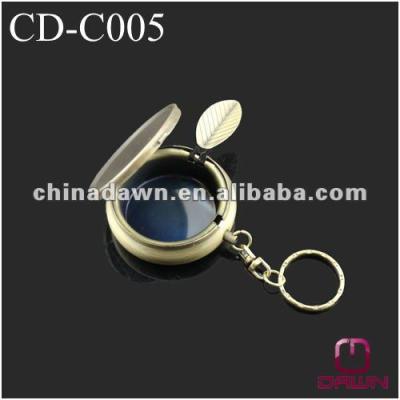 China Antique Stainless Iron Cigarette Ashtray Case With Key Chain CD-C005 for sale