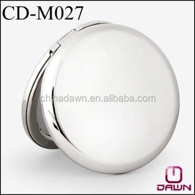 China Pocket Mirror Two Sides Around Plain / White DIY Pocket Mirror CD-M027 for sale