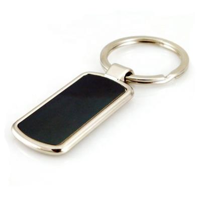 China Metal Rectang Shape Blank Metal Key Chain Ring For Promotion CD-KR033 for sale