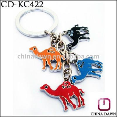 China Cute Zinc Alloy Camel Shape Fashion Metal Design Key Chain for sale