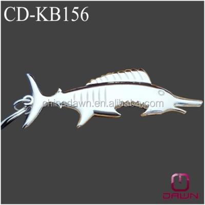 China Newest metal bottle opener marlin shaped key chain CD-KB156 for sale