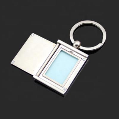 China High Quality Metal Rectangle Digital Photo Frame Keychain CD-KR149 for sale