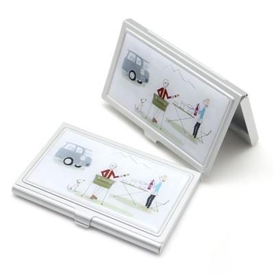 China Vintage Business Name Card Case Cheap Aluminum Name Card Holder CD-NC007 for sale