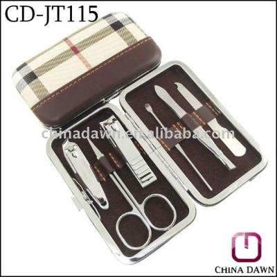 China CD-JT115 Business Gift 6pcs Gift Beauty Promotional Manicure Sets for sale