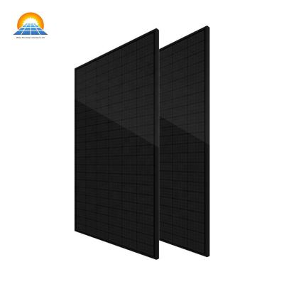 China ZheHua all jinko black PERC 400W trina MONO solar panel for home 156.75mmx156.75mm for sale