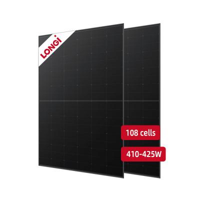 China Solar Power System Black Solar Panel Full All Black 410W 415W 425W 440W Felt 400 Watt Mono Solar Panels With Good Price for sale