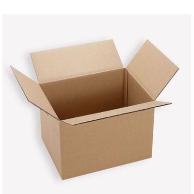 China 2020 Recyclable Brown Folding Kraft Paper Box For Mobile Phone / Cups / Cosmetics for sale