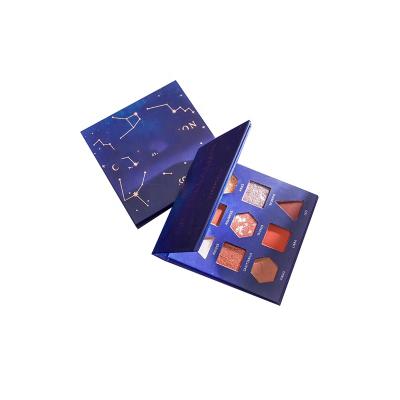 China Beautiful Handmade Popular Design Customized Eyeshadow Color Makeup Palette Packaging Cosmetic Gift Box for sale