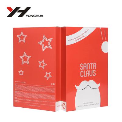 China Office Custom Cardboard Box Essential Packaging Cosmetic Set Beauty Advent Calendar for sale