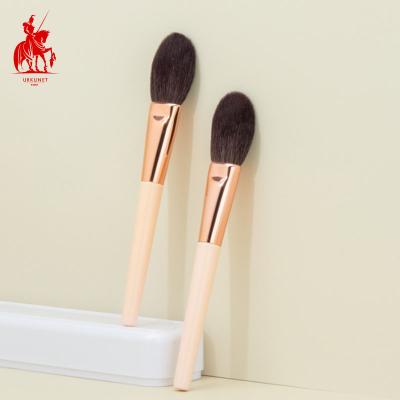 China Blush Brush High Quality Natural Goat Hair Blush Makeup Brush Cosmetic Beauty Brushes Private Label for sale