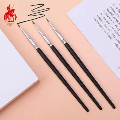 China EYE Professional Private Label Brush Tip Ultra Fine Eyeliner Brush Synthetic Brush Stroke Liquid Black Thin Eyeliner Brush Water Activated for sale