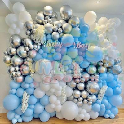 China diy party decoration party wedding decoration birthday theme steam photo booth background balloon wall for sale