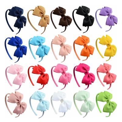 China Fashion Girls Headband Rib Band Hair Circle Hangers Headband Kids Hair Bands Gril Hair Accessory The Beautiful for sale