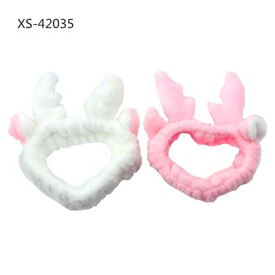 China Wholesale Cute Lady New Fashion High Quality Soft Wash Face Women And Girls Velvet Spa Cute Cosmetic Headband for sale