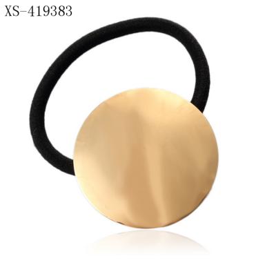 China Rubber Hair Tie Button Elastic Hair Stretch Hair Tie For Women for sale