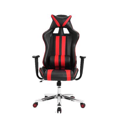 China Wholesale Modern High Quality Convertible Ergonomic Computer Chair Adult Ergonomic RGB Leather RGB LED Desk Racing Gaming Chair for sale